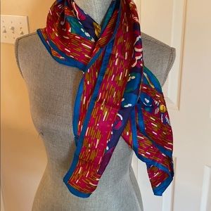 Perry Ellis Square Silk Scarf